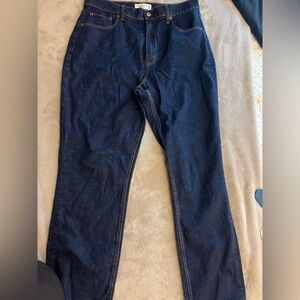 Abercrombie & Fitch Curve Love Slim Straight Ultra High-Rise Jeans